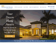 Tablet Screenshot of nealsignaturehomes.com